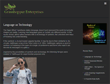 Tablet Screenshot of grasshopperx.com